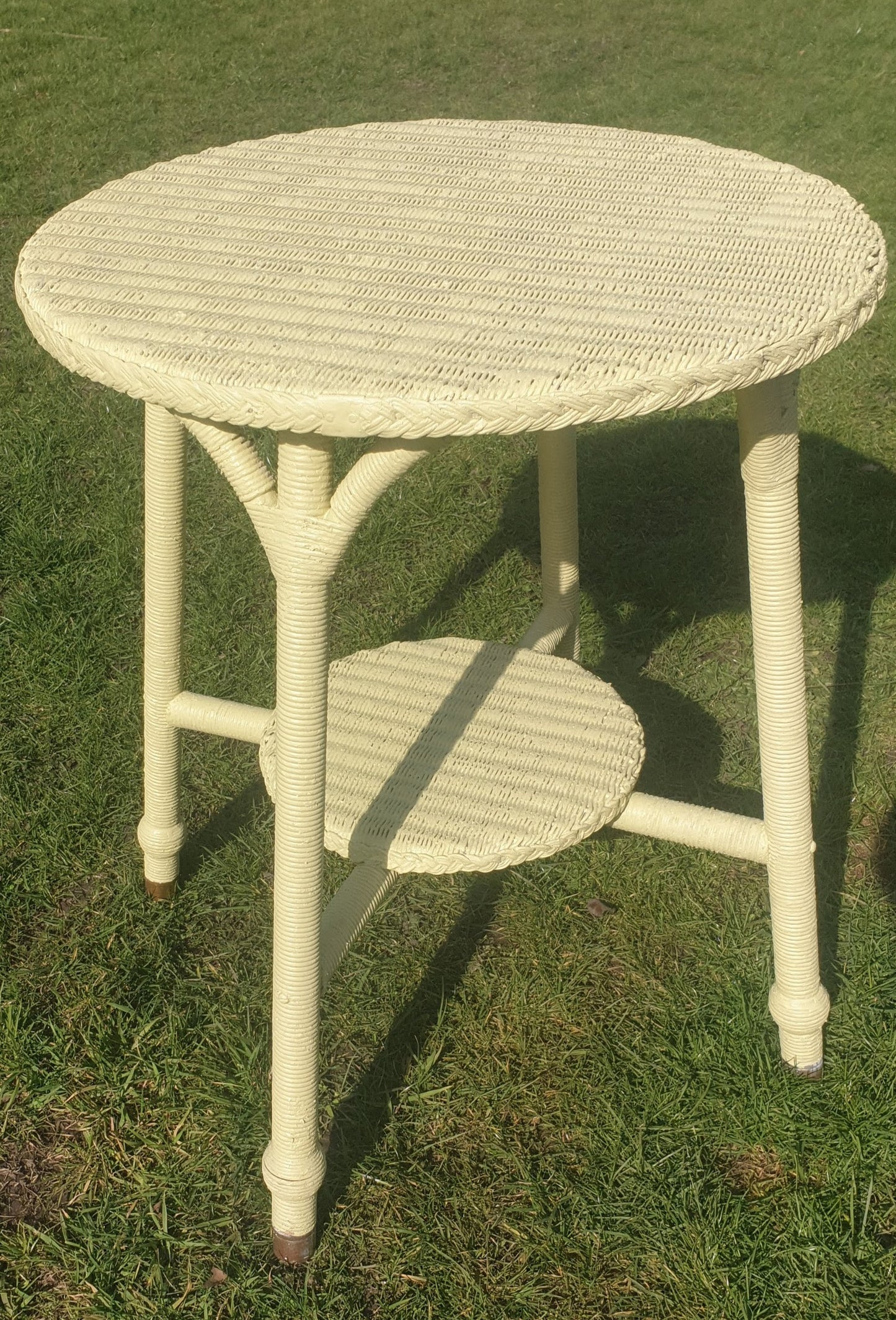 Lloyd Loom round side table
