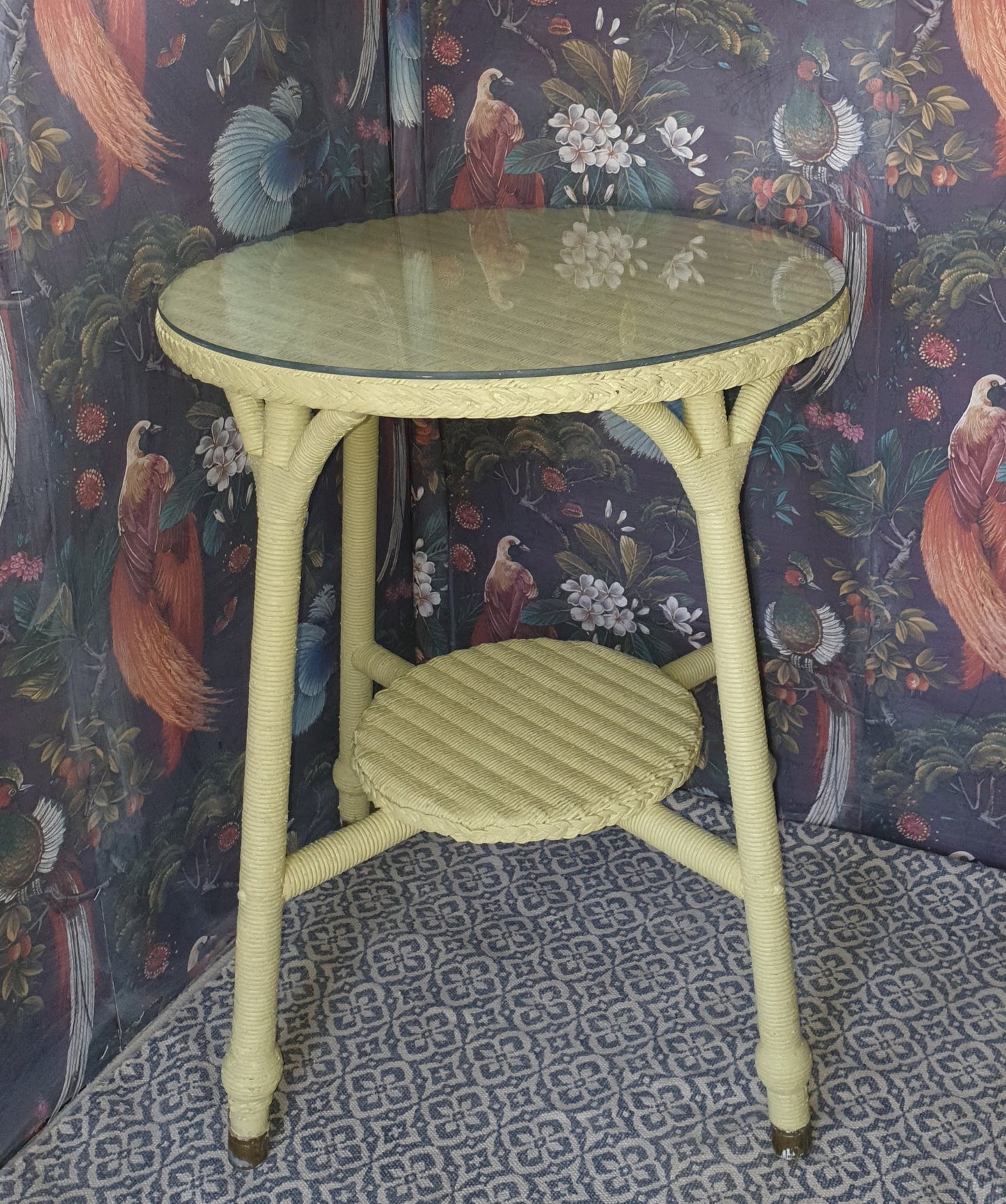 Lloyd Loom round side table