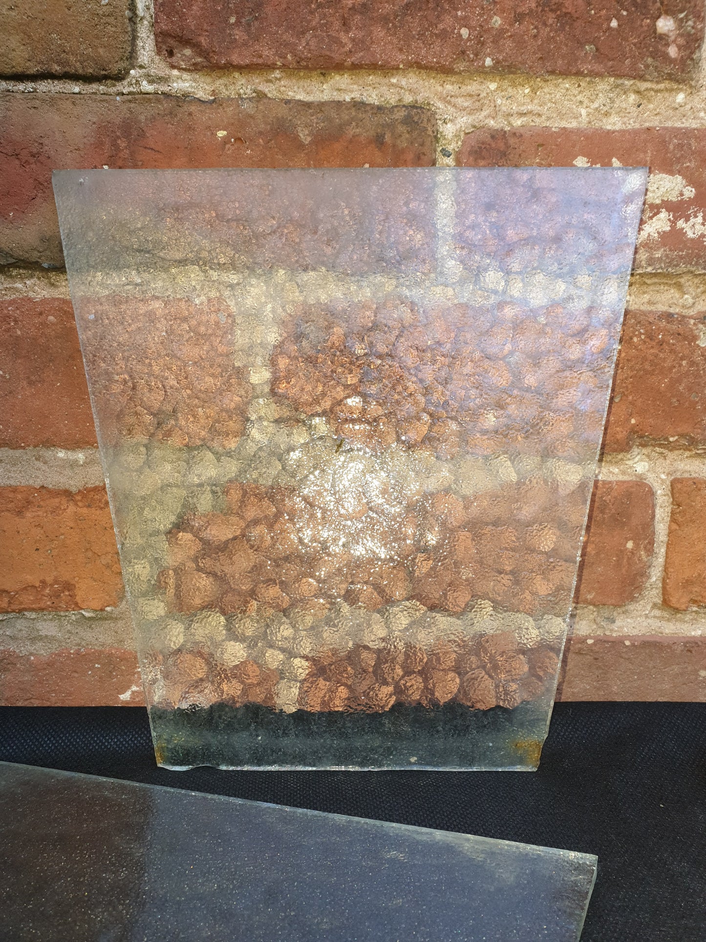 Antique wrought iron coach lamp