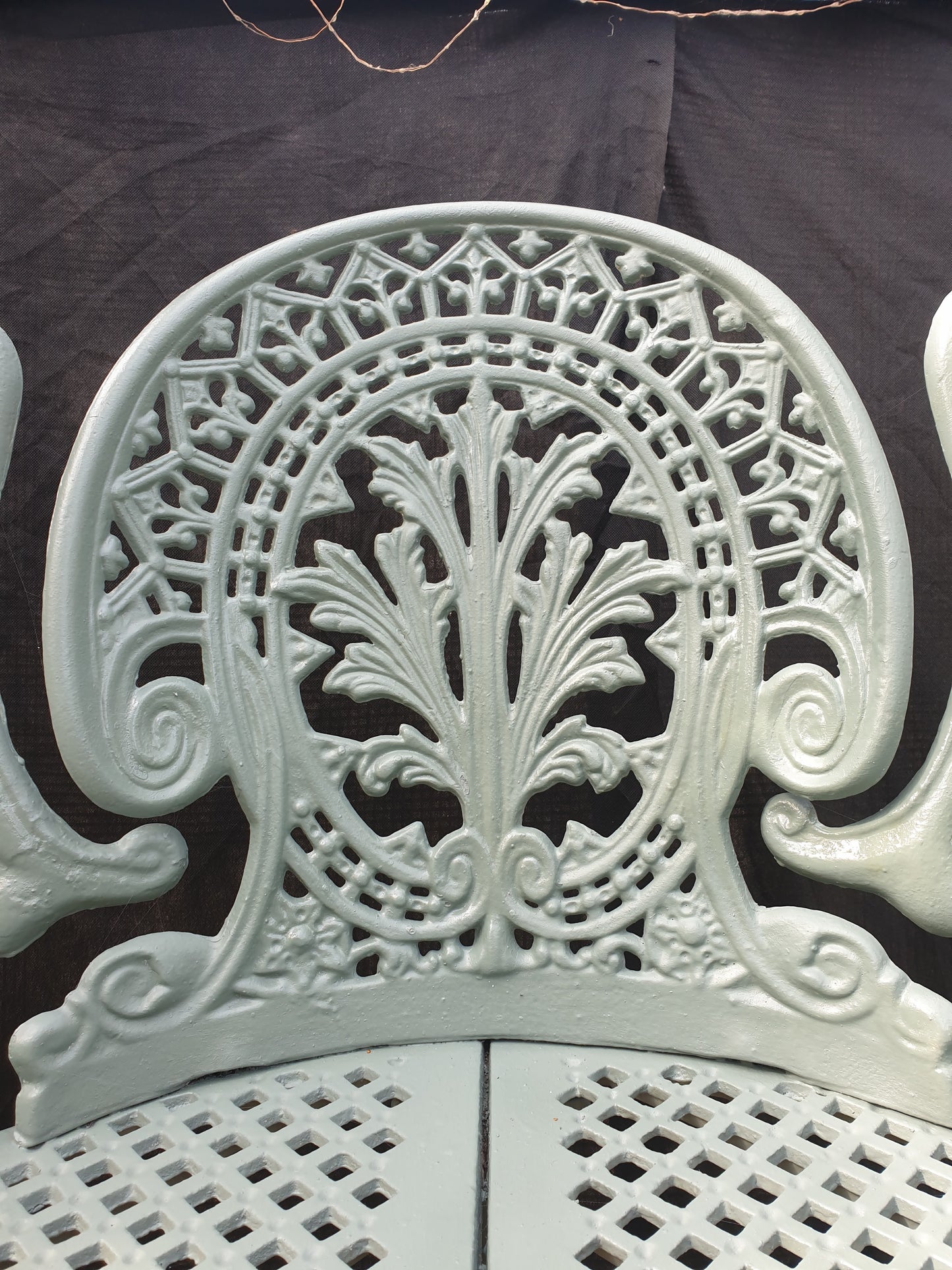 Cast Iron Ornate Chaperone Bench