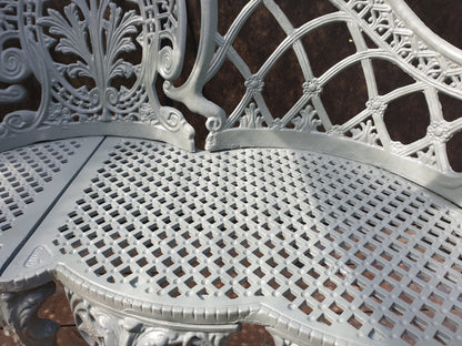Cast Iron Ornate Chaperone Bench