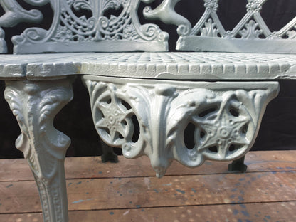 Cast Iron Ornate Chaperone Bench
